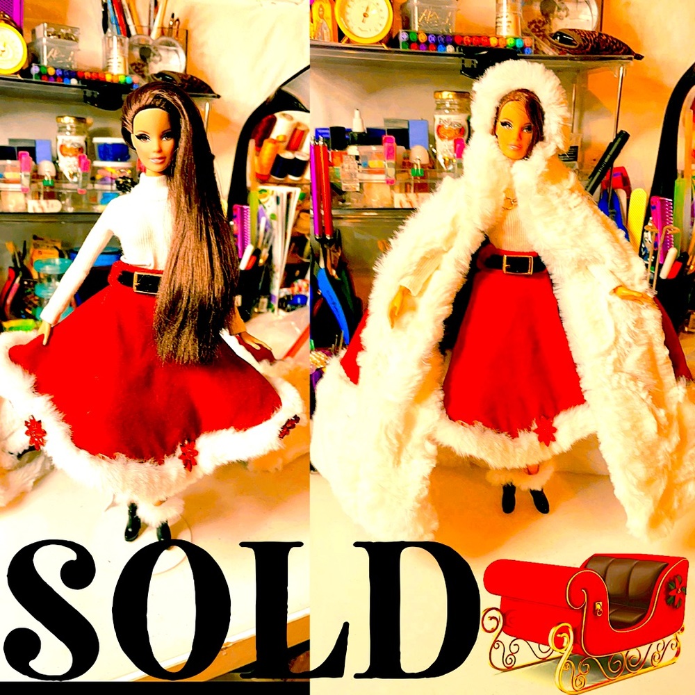 OOAK CHRISTMAS BARBIE - CUSTOM MADE